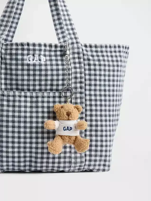 Ciondolo per borsa a forma di T-shirt con orsetto Brannan