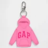 Ciondolo per borsa con felpa con cappuccio e logo