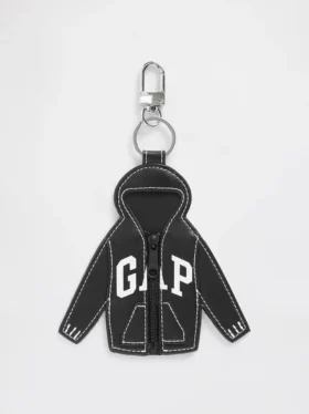 Ciondolo per borsa con felpa con cappuccio e logo