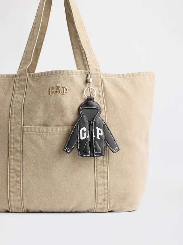 Ciondolo per borsa con felpa con cappuccio e logo
