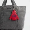 Ciondolo per borsa con felpa con cappuccio e logo