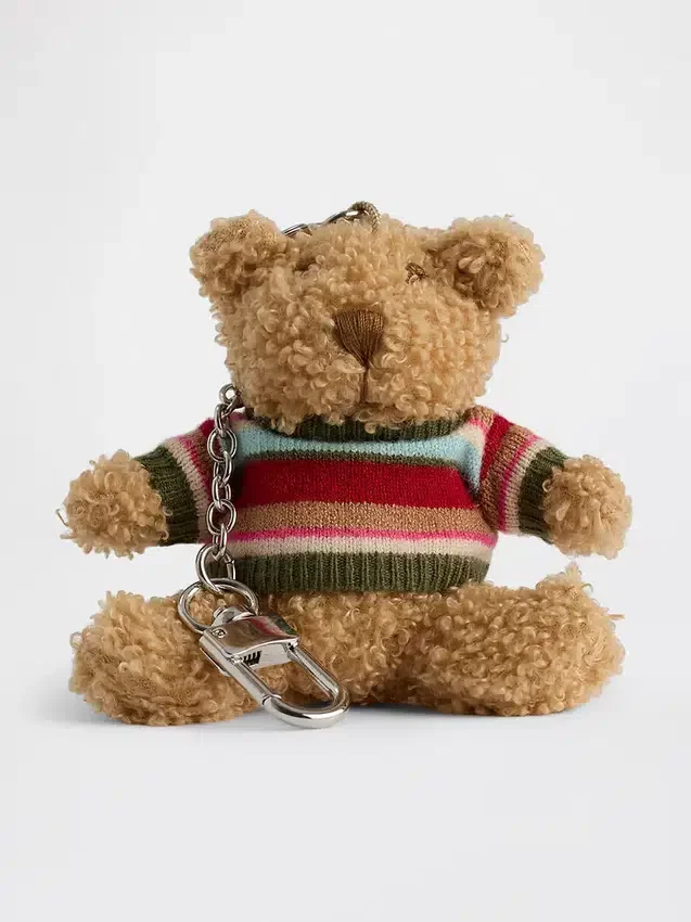 Ciondolo per borsa con maglione e orsetto Brannan