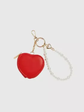 Ciondolo per borsa/portachiavi a forma di cuore Shiraleah