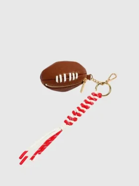 Ciondolo per borsa Shiraleah a forma di pallone da football