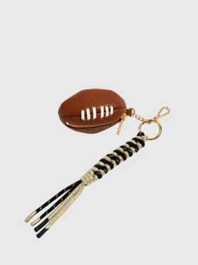 Ciondolo per borsa Shiraleah a forma di pallone da football