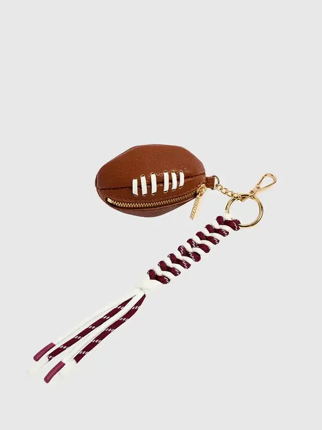 Ciondolo per borsa Shiraleah a forma di pallone da football