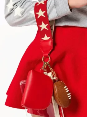 Ciondolo per borsa Shiraleah a forma di pallone da football