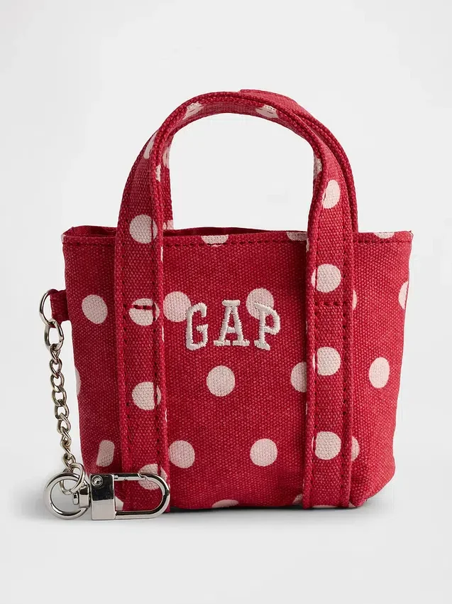 Ciondolo per borsa tote con logo