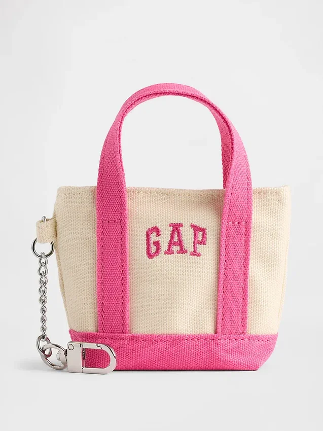 Ciondolo per borsa tote con logo