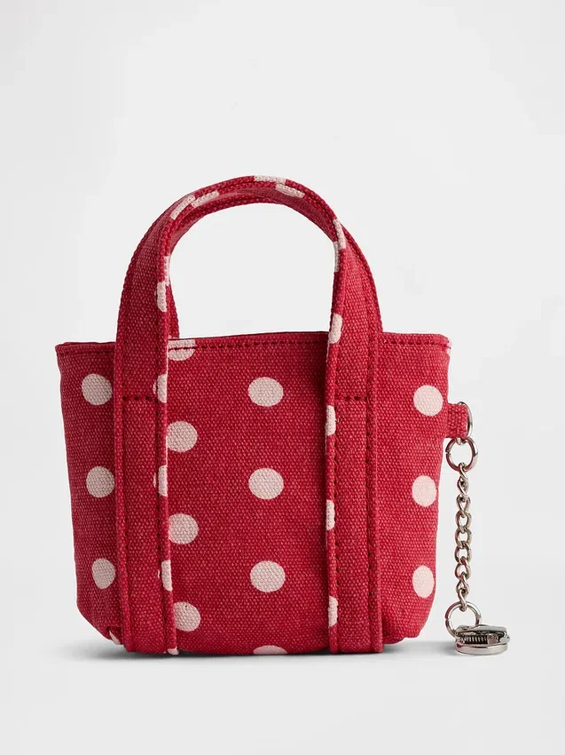 Ciondolo per borsa tote con logo