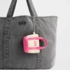 Ciondolo per borsa tote con logo