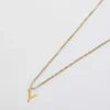 Collana Admiral Row con iniziale delicata in oro