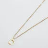Collana Admiral Row con iniziale delicata in oro