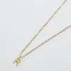 Collana Admiral Row con iniziale delicata in oro