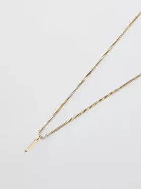 Collana Admiral Row con iniziale delicata in oro