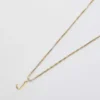 Collana Admiral Row con iniziale delicata in oro