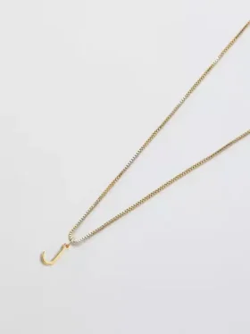 Collana Admiral Row con iniziale delicata in oro