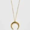 Collana con mezzaluna in oro Admiral Row