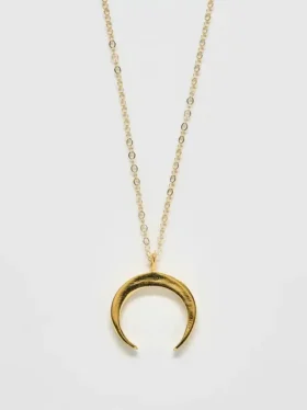 Collana con mezzaluna in oro Admiral Row