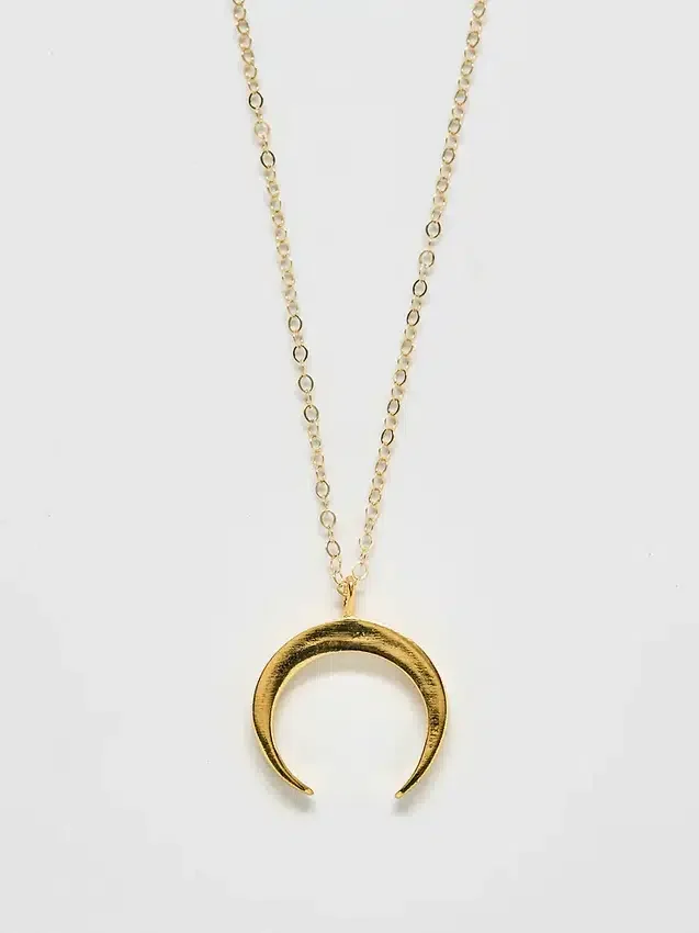 Collana con mezzaluna in oro Admiral Row