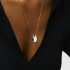 Collana Mini Pebble in argento di Ana Luisa