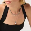 Collana Mini Pebble in argento di Ana Luisa