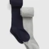 Collant basic in maglia per bambini (confezione da 2)