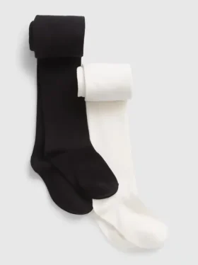 Collant basic in maglia per bambini (confezione da 2)