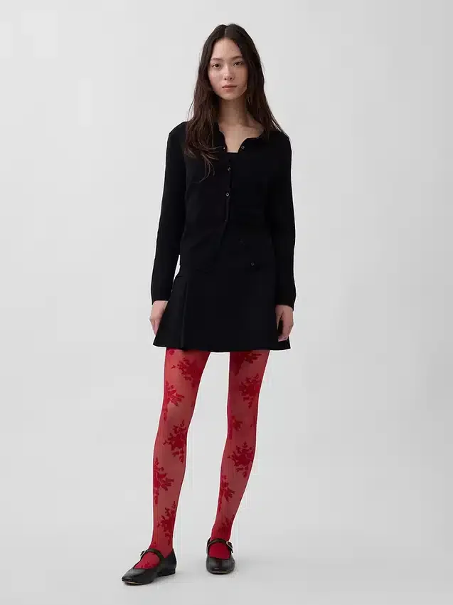 Collant in pizzo