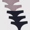 Confezione da 5 tanga invisibili Ingrid e Isabel