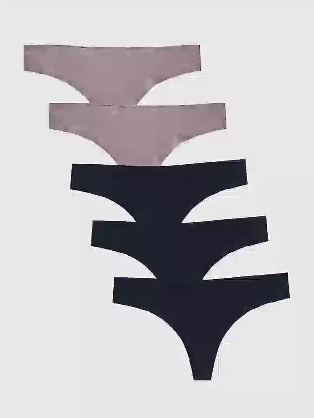Confezione da 5 tanga invisibili Ingrid e Isabel