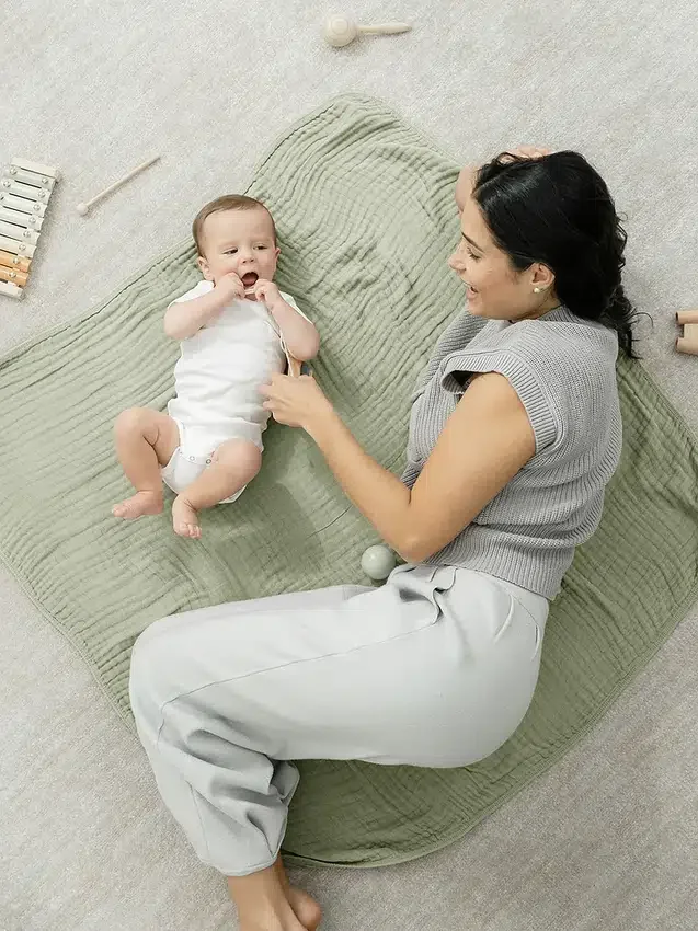 Coperta in mussola per neonati Comfy Cubs