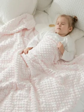 Copertina “Little Pink Cozy Cloud” in bambù