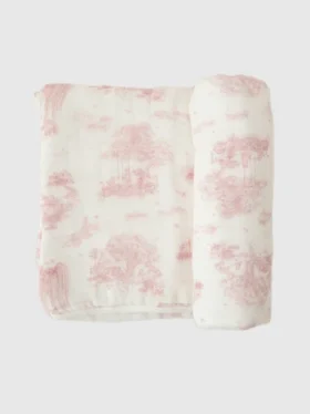 Copertina per neonati in bambù "Spring Toile" di The Gilded Bird
