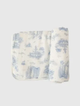 Copertina per neonati in bambù "Spring Toile" di The Gilded Bird
