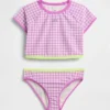 Costume da bagno a due pezzi con rash guard per bambini