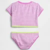 Costume da bagno a due pezzi con rash guard per bambini