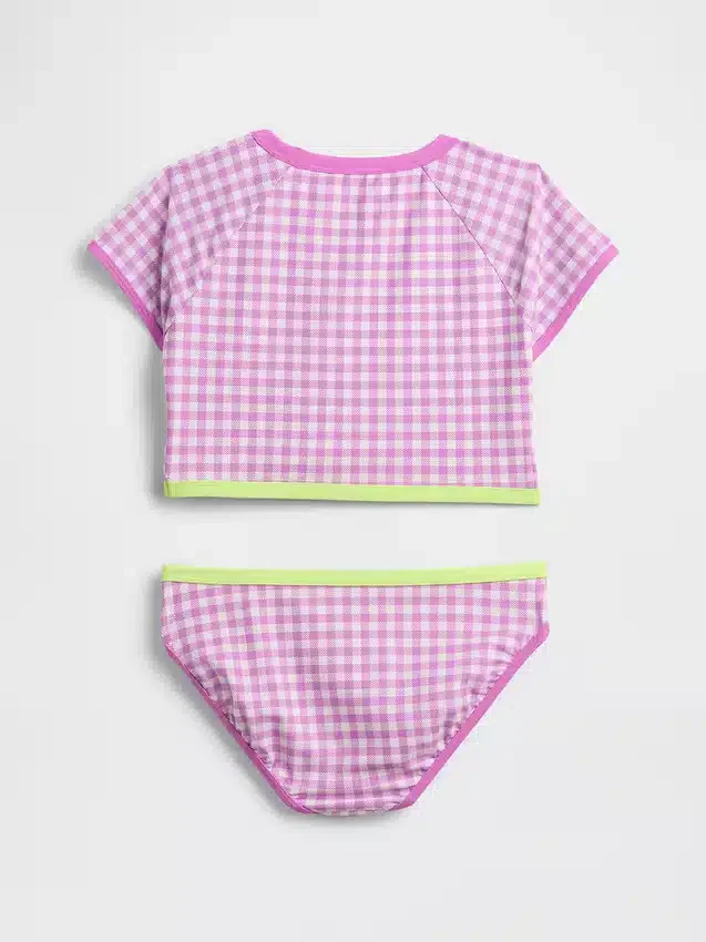 Costume da bagno a due pezzi con rash guard per bambini