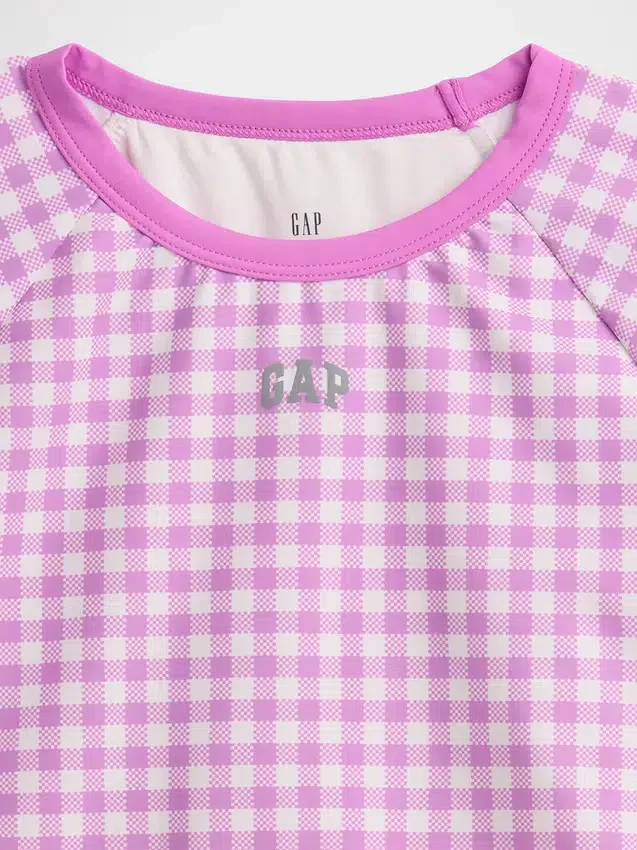 Costume da bagno a due pezzi con rash guard per bambini