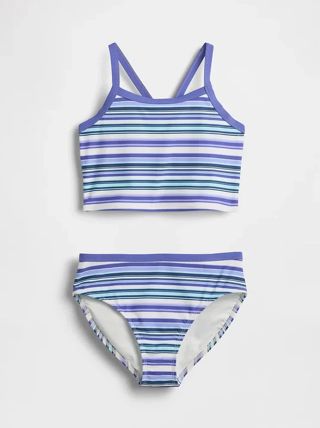Costume da bagno a due pezzi tankini per bambini