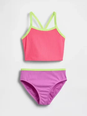 Costume da bagno a due pezzi tankini per bambini
