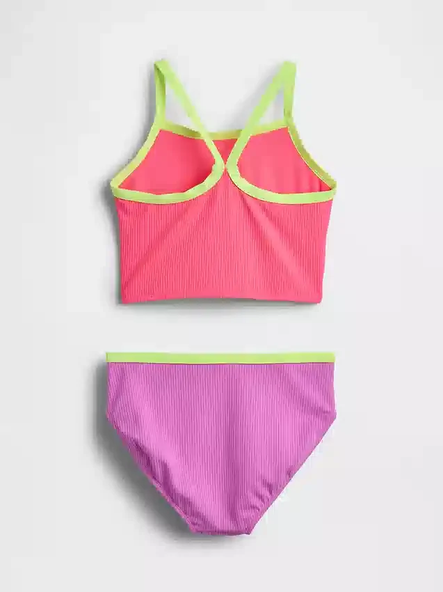 Costume da bagno a due pezzi tankini per bambini