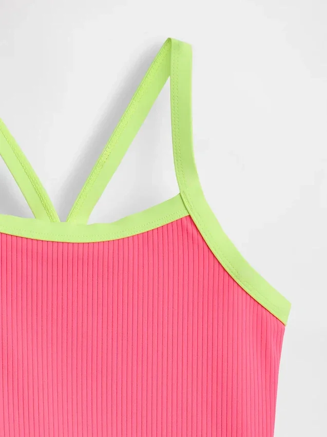 Costume da bagno a due pezzi tankini per bambini