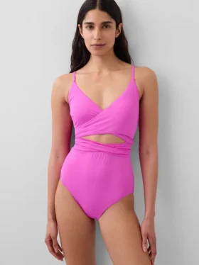 Costume da bagno a fascia con cut-out