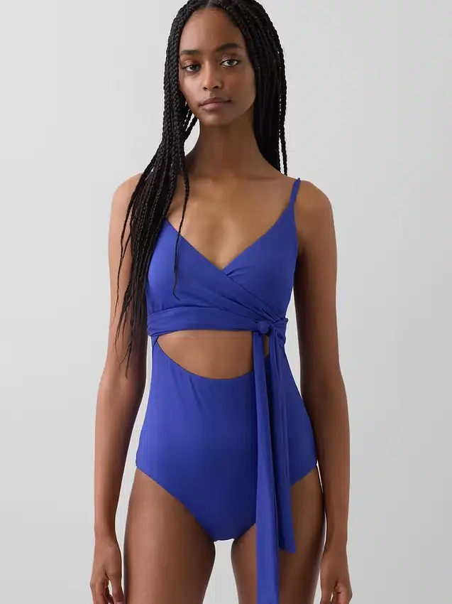 Costume da bagno a fascia con cut-out
