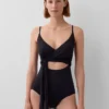 Costume da bagno a fascia con cut-out