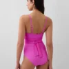 Costume da bagno a fascia con cut-out