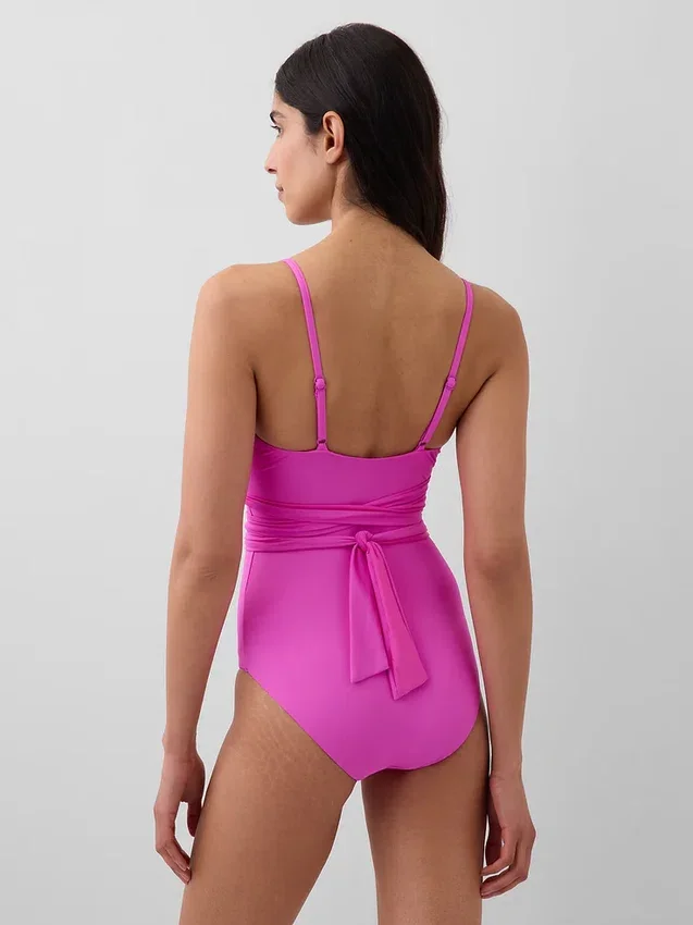 Costume da bagno a fascia con cut-out