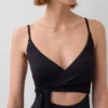 Costume da bagno a fascia con cut-out