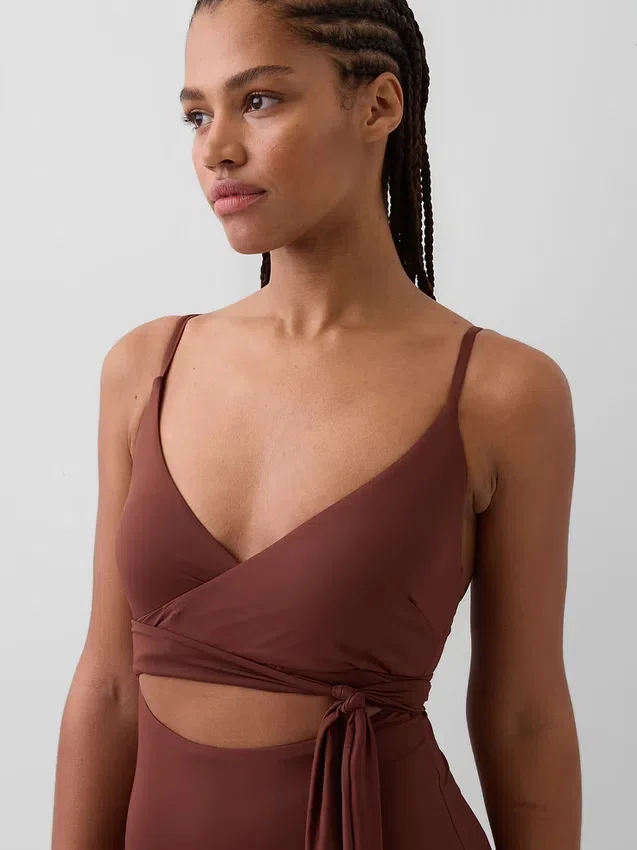Costume da bagno a fascia con cut-out